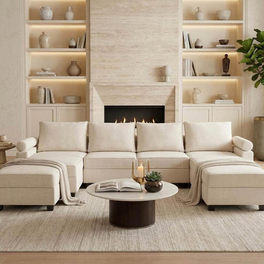 Boyel Living Modular Sectional Sofa with Storage