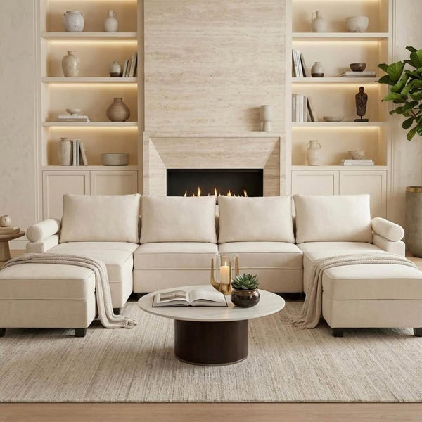 Boyel Living Modular Sectional Sofa with Storage