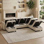 Boyel Living Modular Sectional Sofa with Storage
