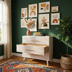 Farmhouse chest side view